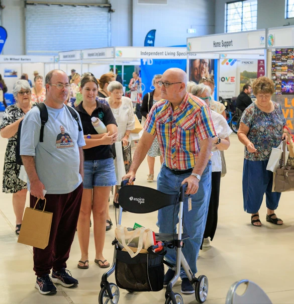 Attendees at Disability Expo Australia